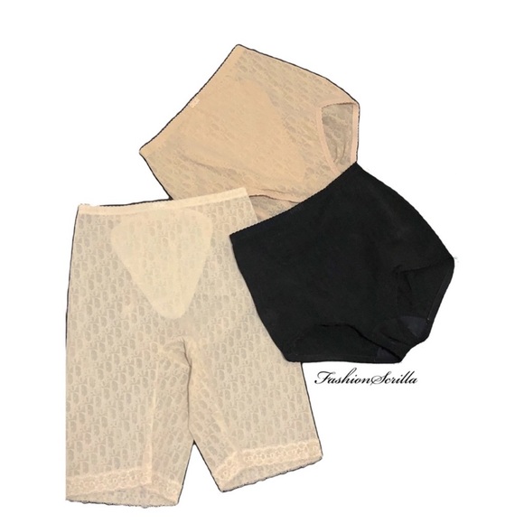 Dior Oblique Jacquard Sheer Monogram Logo Lingerie 70s Christian Dior shapewear - Picture 3 of 12